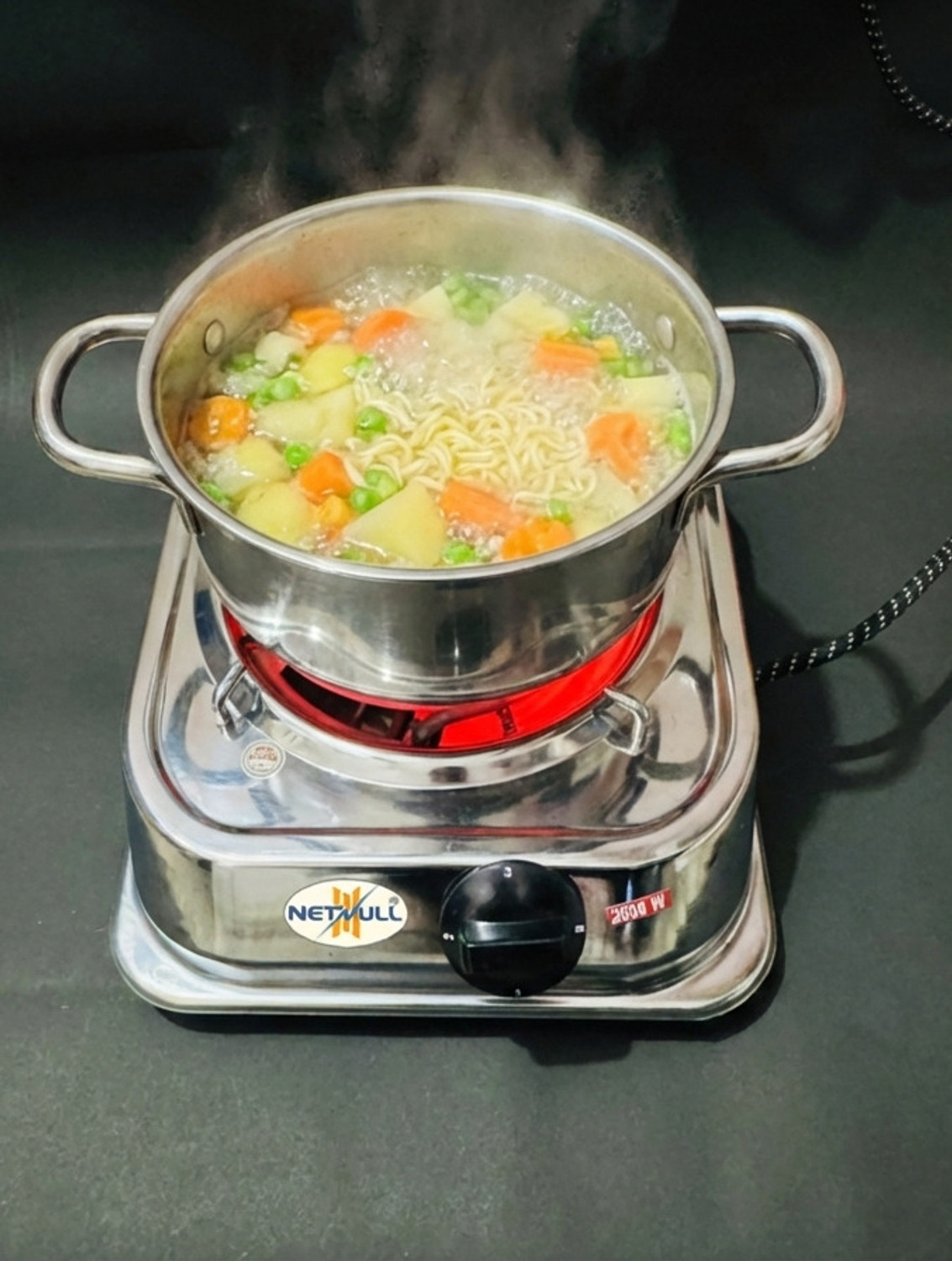 Image of Poweronic G COIL 1100+1100 COOKING HEATER 2 BURNER Electric Cooking Heater (2 Burner)