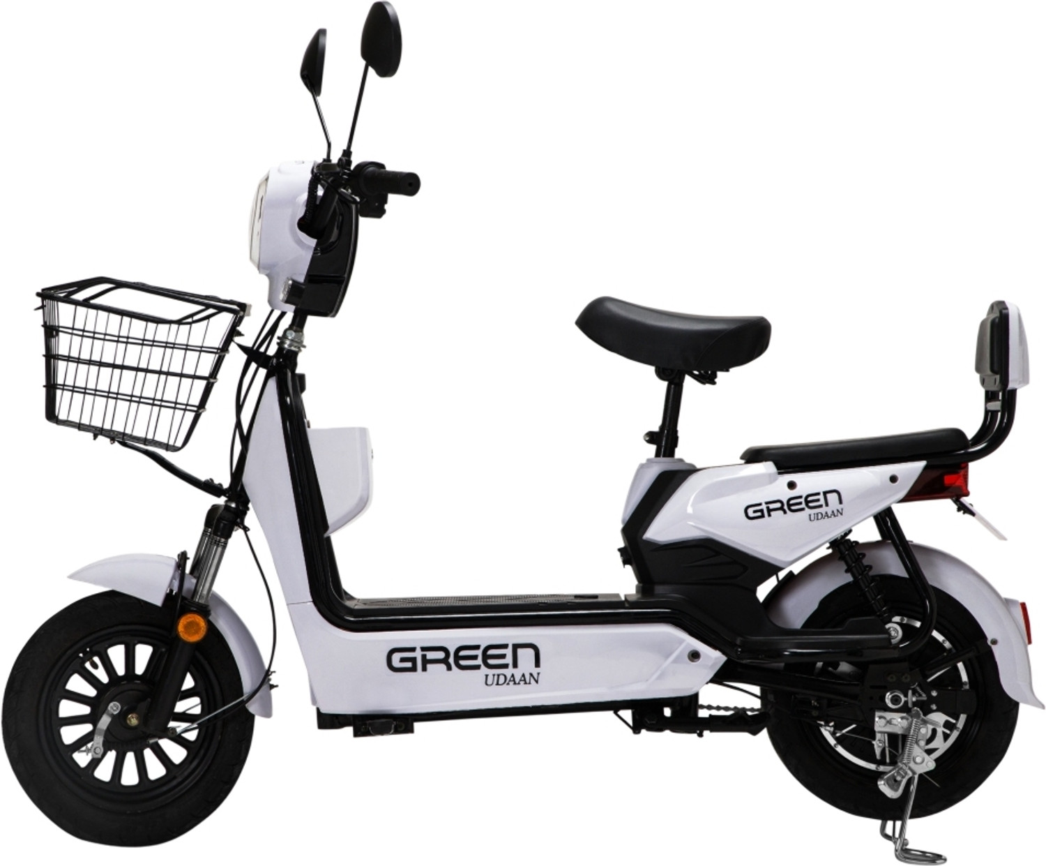 Green Udaan 30KM Electric Bike Scooter 10 inches - Image 1