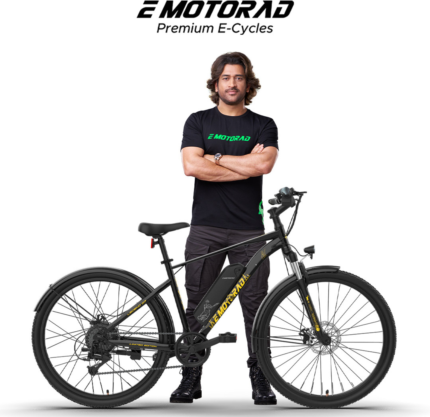 Image of Pedaleze Hub Drive E-Cycle 27.5 inches 7 Gear Lithium-ion (Li-ion) Electric Cycle