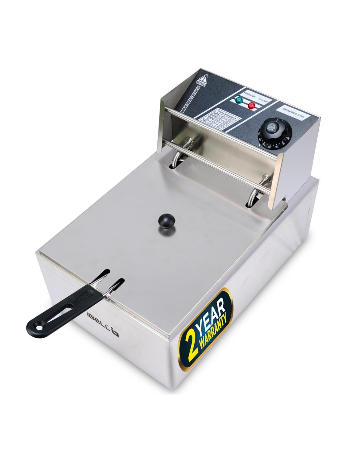 iBELL DF610M 6L Stainless Steel Deep Fryer - Image 6