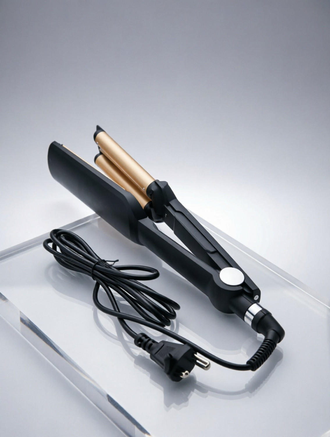 SDMS Professional Triple Barrel Hair Curler for Women Electric Hair Curler