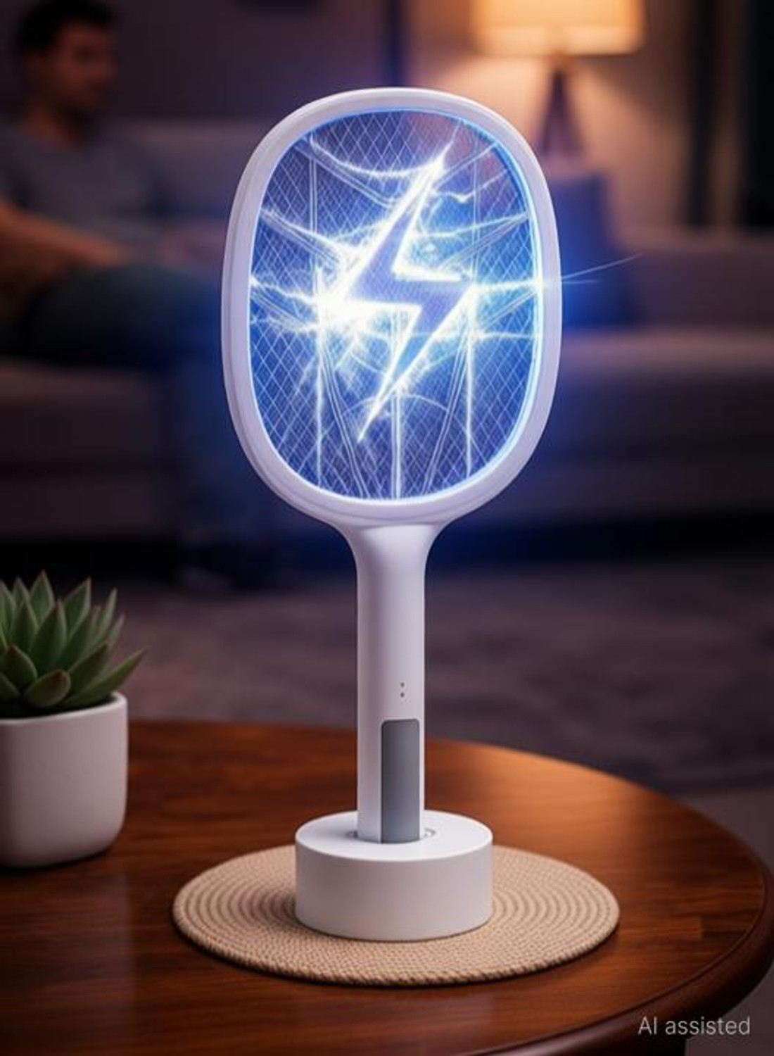 Image of JOV-FV 4200V Anti-Mosquito Racket / Rechargeable Insect Killer Bat Electric Insect Killer Outdoor, Indoor (Fly Swatter)