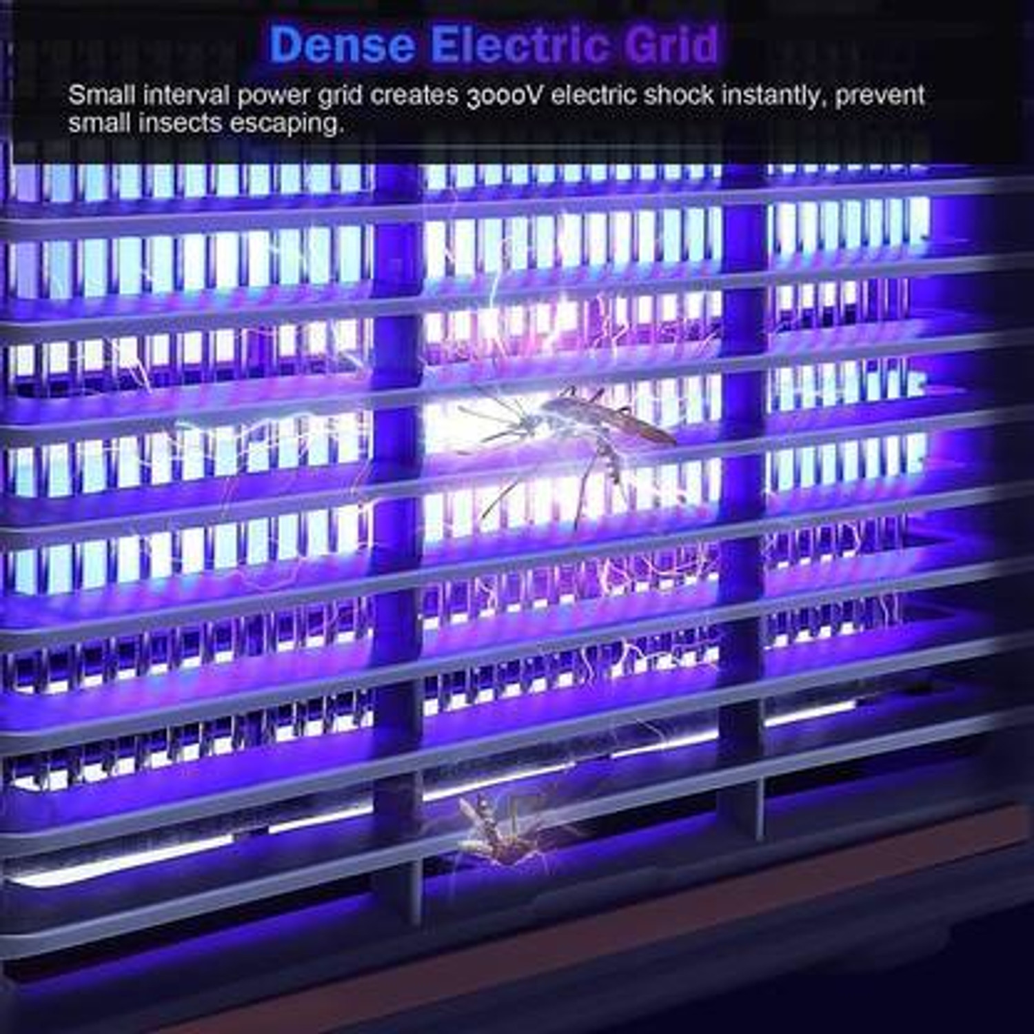 Image of Tazomi Fly Insect Killer Machine, Insect Bug Zapper,Fly Catcher & Trap Killer LED-Lamp Electric Insect Killer Indoor, Outdoor (Suction Trap)