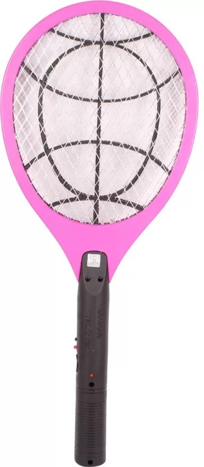 Image of OREVA Electric Rechargeable Mosquito Racket 2 in 1 With Detachable LED Torch I Electric Insect Killer Indoor, Outdoor (Bat)