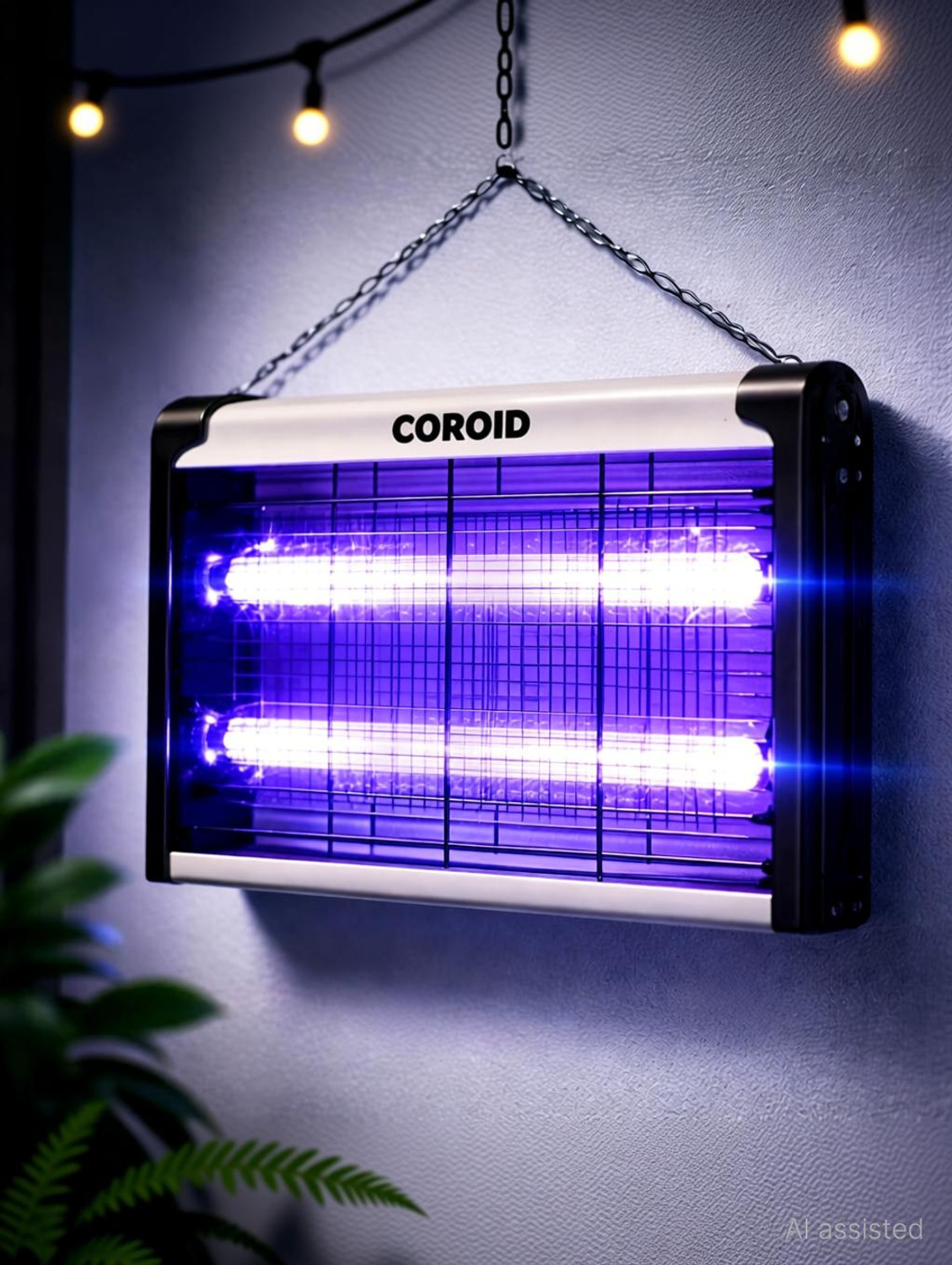 Image of KROOH Fly Insect Killer Machine, Bug Zapper, Electric Insect Killer Indoor, Outdoor Electric Insect Killer Indoor, Outdoor (Suction Trap)