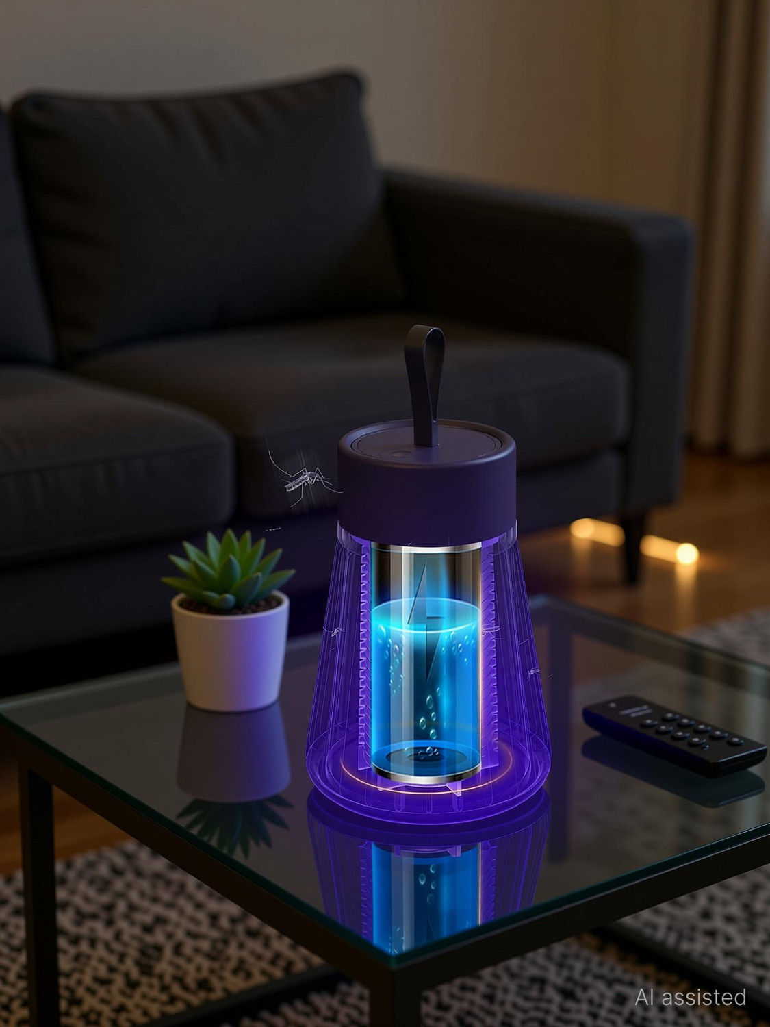Image of Hemovia Fly Insect Killer Machine, Bug Zapper, Electric Insect Killer Indoor, Outdoor Electric Insect Killer Outdoor, Indoor (Suction Trap)