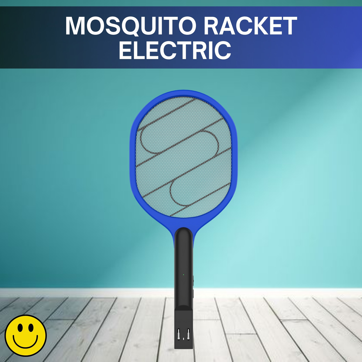 Image of bharti collection 2-in-1 USB Mosquito Killer Bat with UV Light Electric Insect Killer Indoor, Outdoor (Bat)