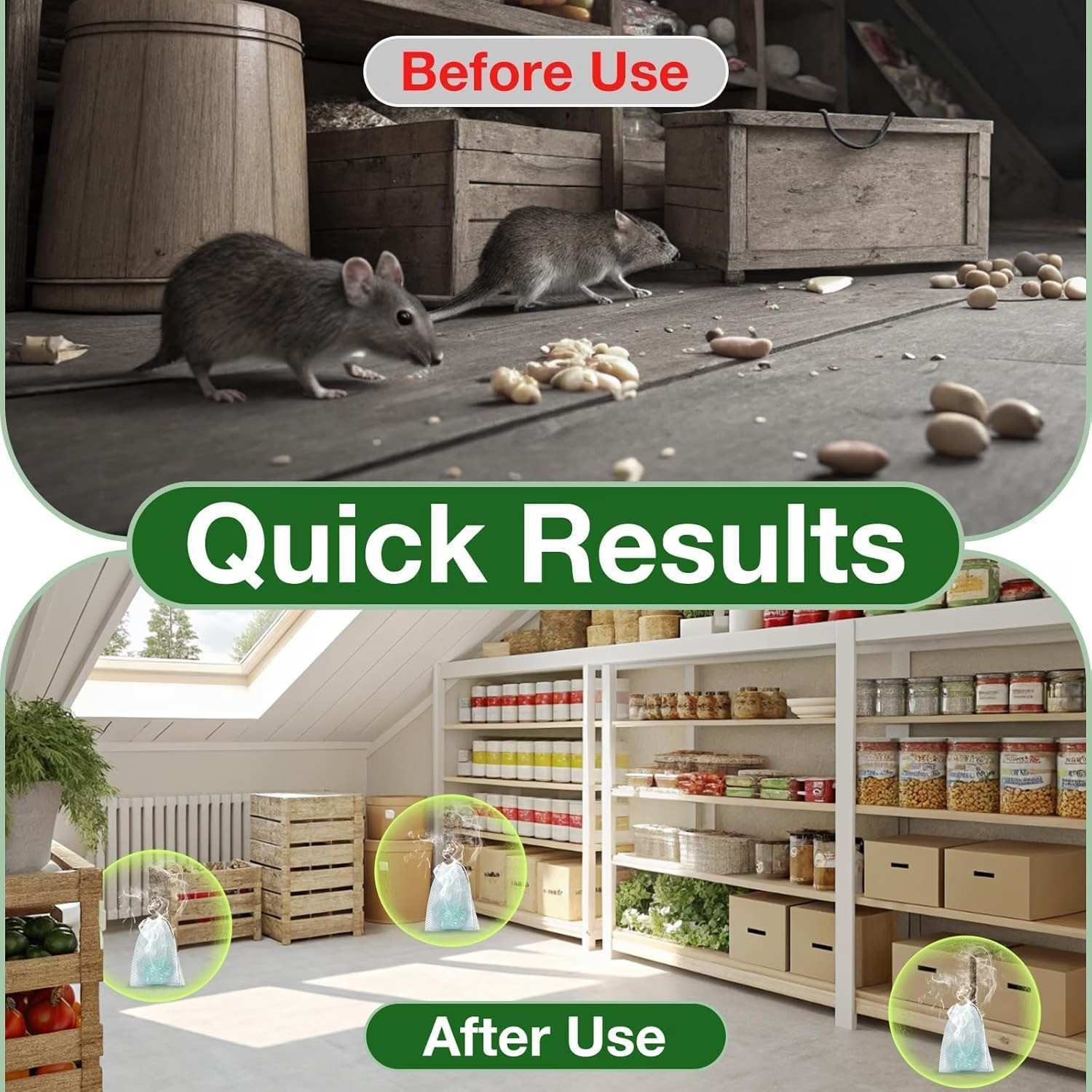 Image of PCI VSHLOM RAT RODENT MOUSE REPELLENT TABLETS PACK OF 10 Electric Insect Killer Indoor, Outdoor (Fly Swatter)