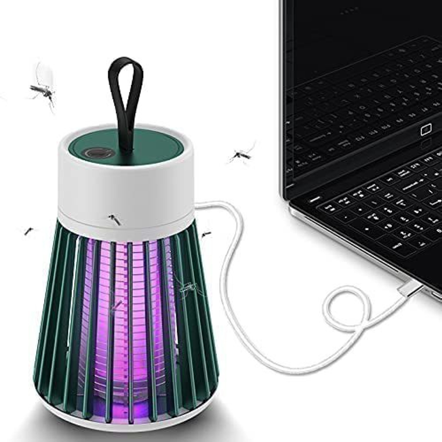 Image of DSAFE Eco Friendly Electronic LED Mosquito Killer Machine Trap Lamp, USB Powered Electric Insect Killer Indoor, Outdoor (Lantern)