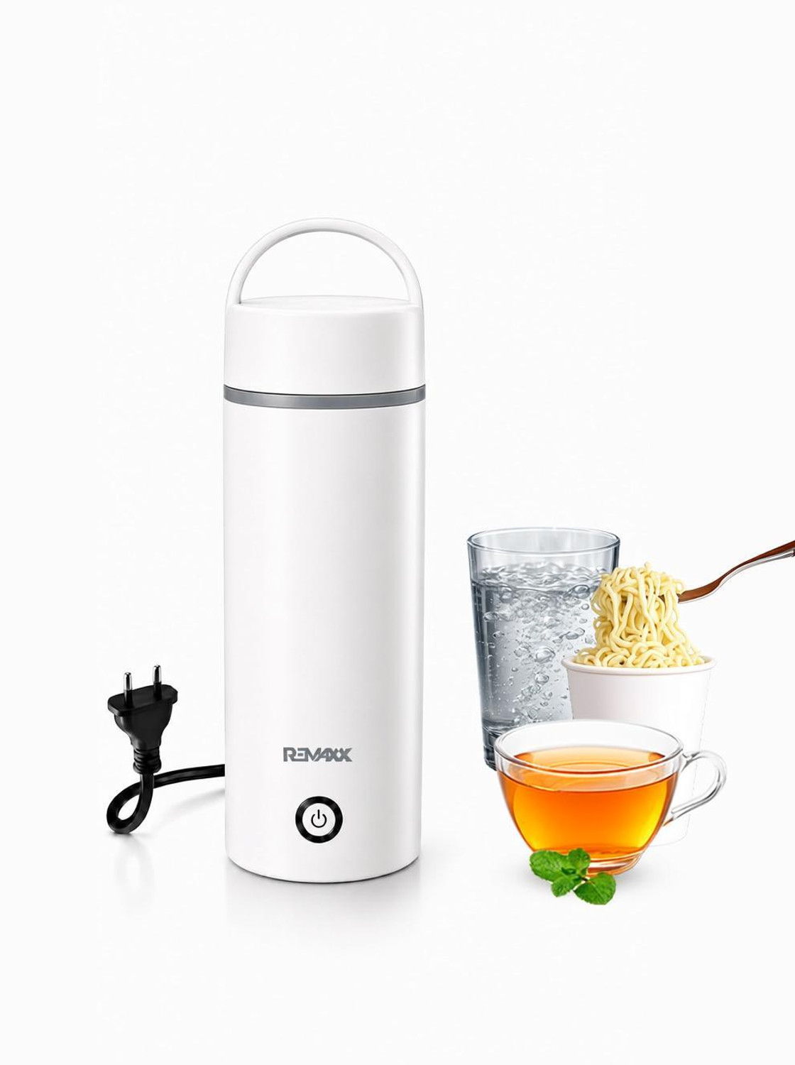 REMAXX Thermo X Electric Kettle, 300W, (0.4 L) White Electric Kettle