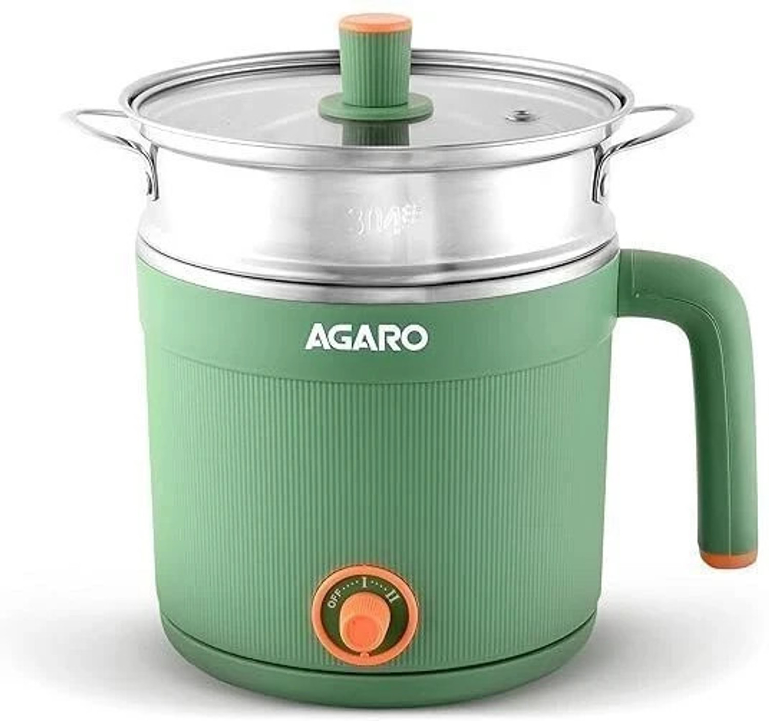 Image of AGARO 1 Multi Cooker Electric Kettle (1.2 L, Green)
