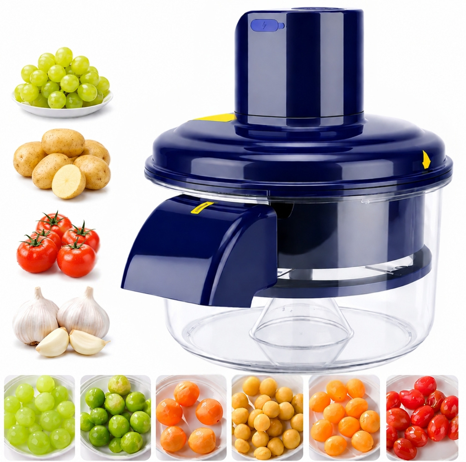 PRIDARSH Garlic Peeler Machine, Automatic Vegetable & Fruit Peeling Tool Electric Peeler - Image 1
