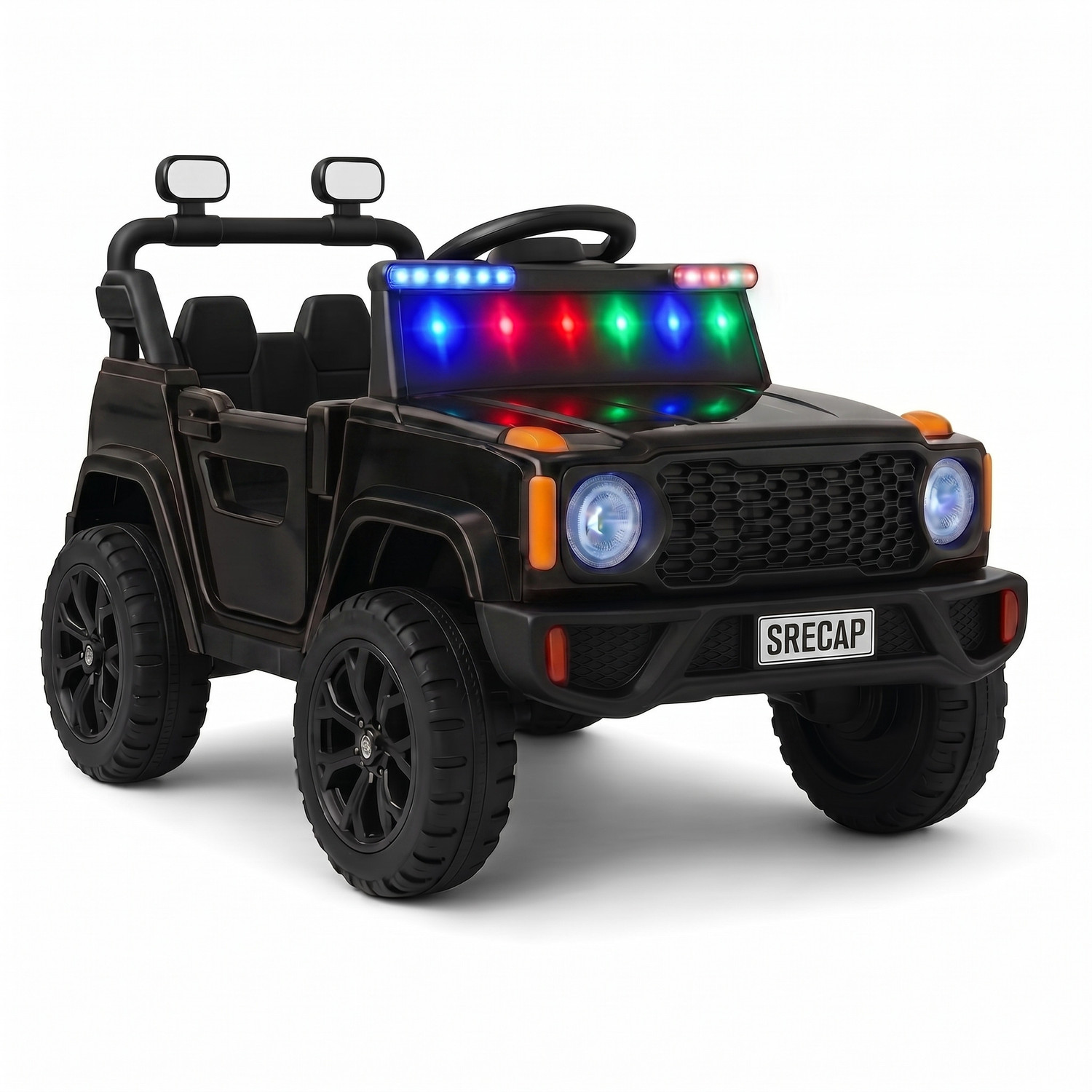 Image of Srecap BH80 Electric ride on suv, electric ride on, electric ride on car, electric ride Car Battery Operated Ride On (Black)