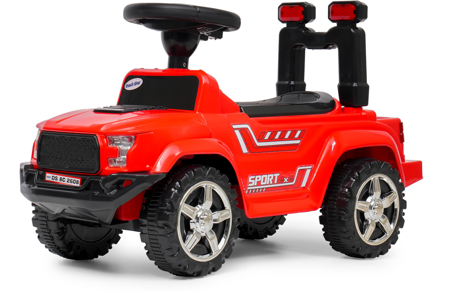 Image of Dash Cooper Ride on Car with Storage Under The Seat Music & Back Rest for Unisex Kids Rideons & Wagons Battery Operated Ride On (Green)