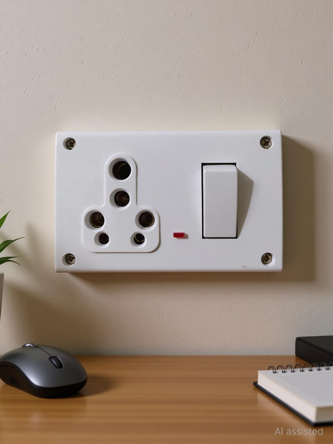 Image of Adiohub 6 Amp /10 Amp 4 Socket 4.4 Mtr Wire extension board 10 A Four Pin Socket