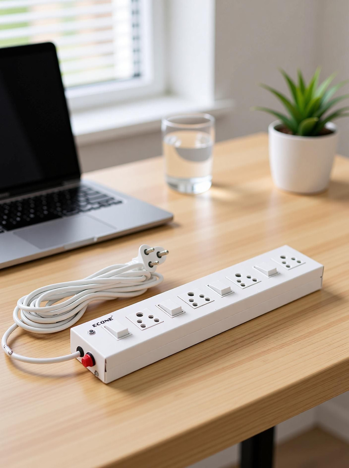Image of Adiohub 6 Amp /10 Amp 4 Socket 4.4 Mtr Wire extension board 10 A Four Pin Socket