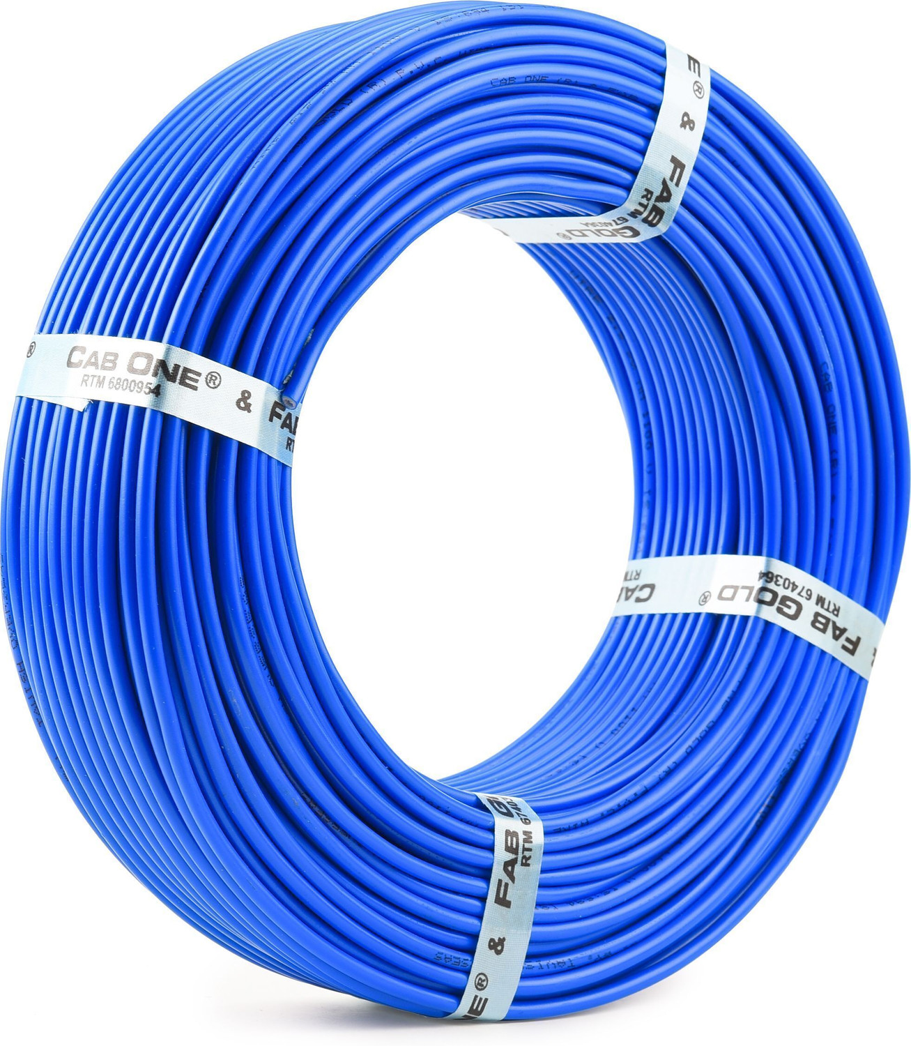 Image of BRBMF48G7VC7 CabOne Copper 0.75 sqmm 90 MTR FR PVC Multi Strand Electric House single Copper wire 0.75 sq /mm Blue 300 ft. Wire (Blue)