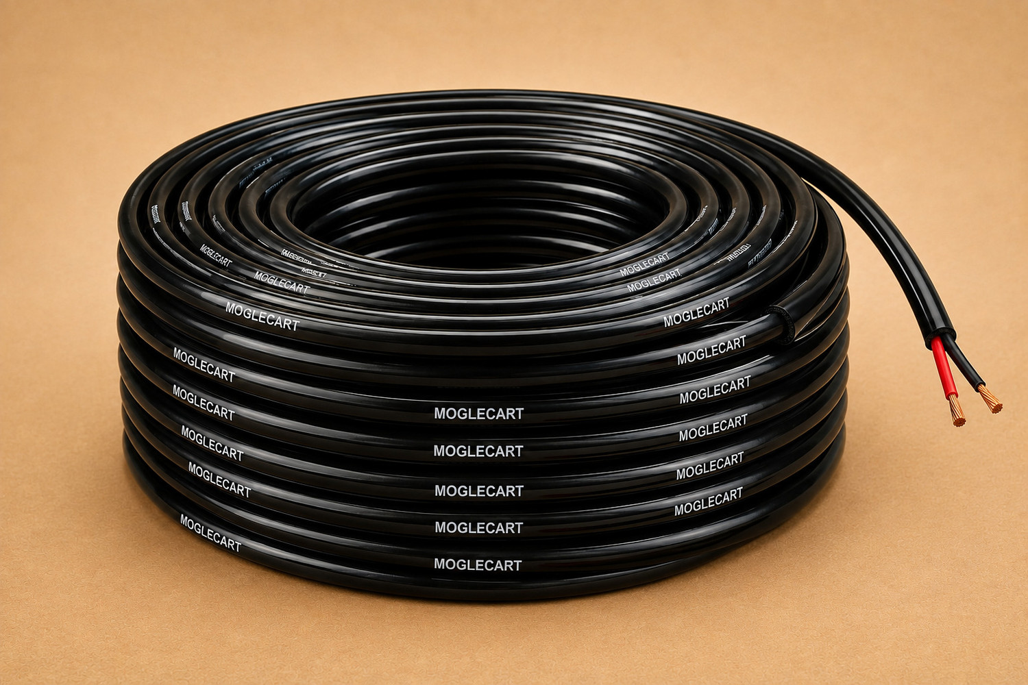 Image of JELECTRICALS PVC 0.75 sq /mm Black 5 m Wire (Black)