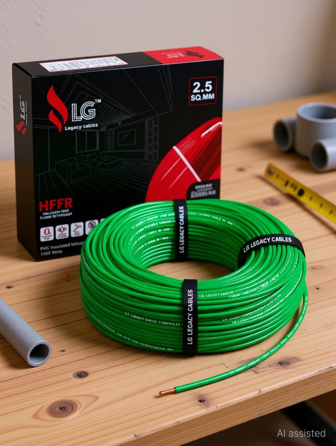 Image of Cordnet PVC 1.5 sq /mm Multicolor 8 m Wire (Multicolor)