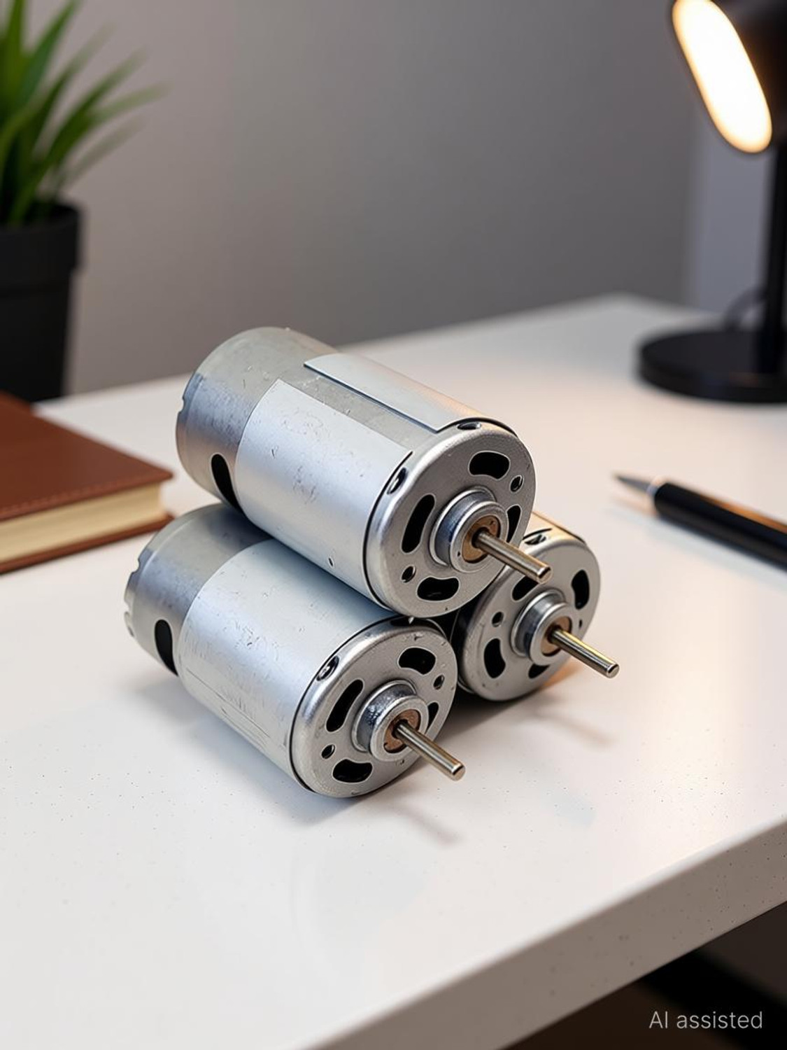 Gadariya King 3 Pcs 12v 555 DC Motor 12000rpm High Speed for DIY Projects RS-555 Multipurpose DC Brushed Motor - Image 1