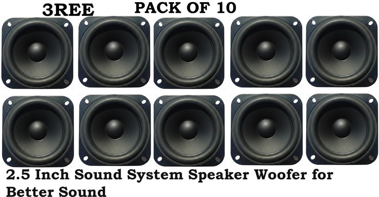 Image of 3REE HIGH QULITY 2.5 Inch Sound System Speaker Woofer for Better Sound Electronic Components Electronic Hobby Kit