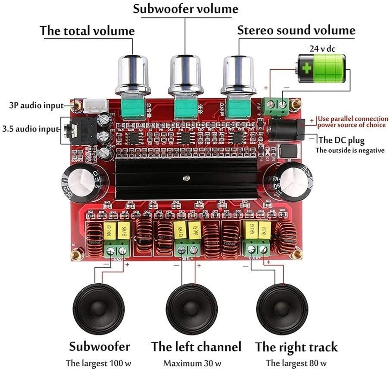 Image of 3REE QULITY TPA3116 Sound Recorder and Sound Circuit Sound Recorder and Sound Circuit Electronic Hobby Kit