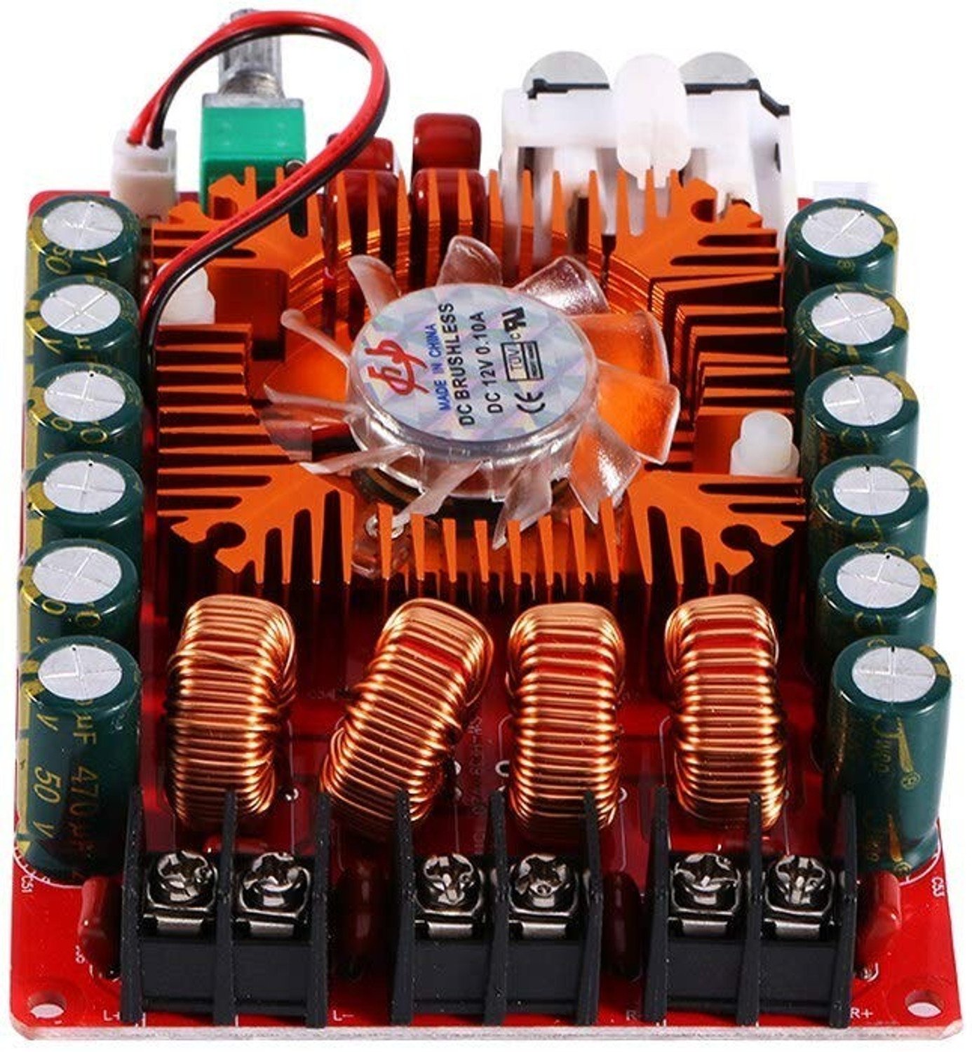 Electrobot TDA7498E 2x160W Amplifier Board with Fan - Image 6