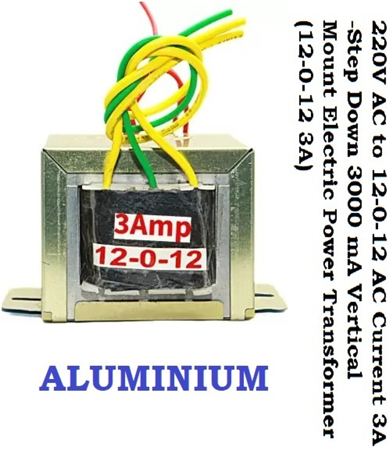 SG Flash 220V AC to 12-0-12 AC 3A Power Transformer - Image 1