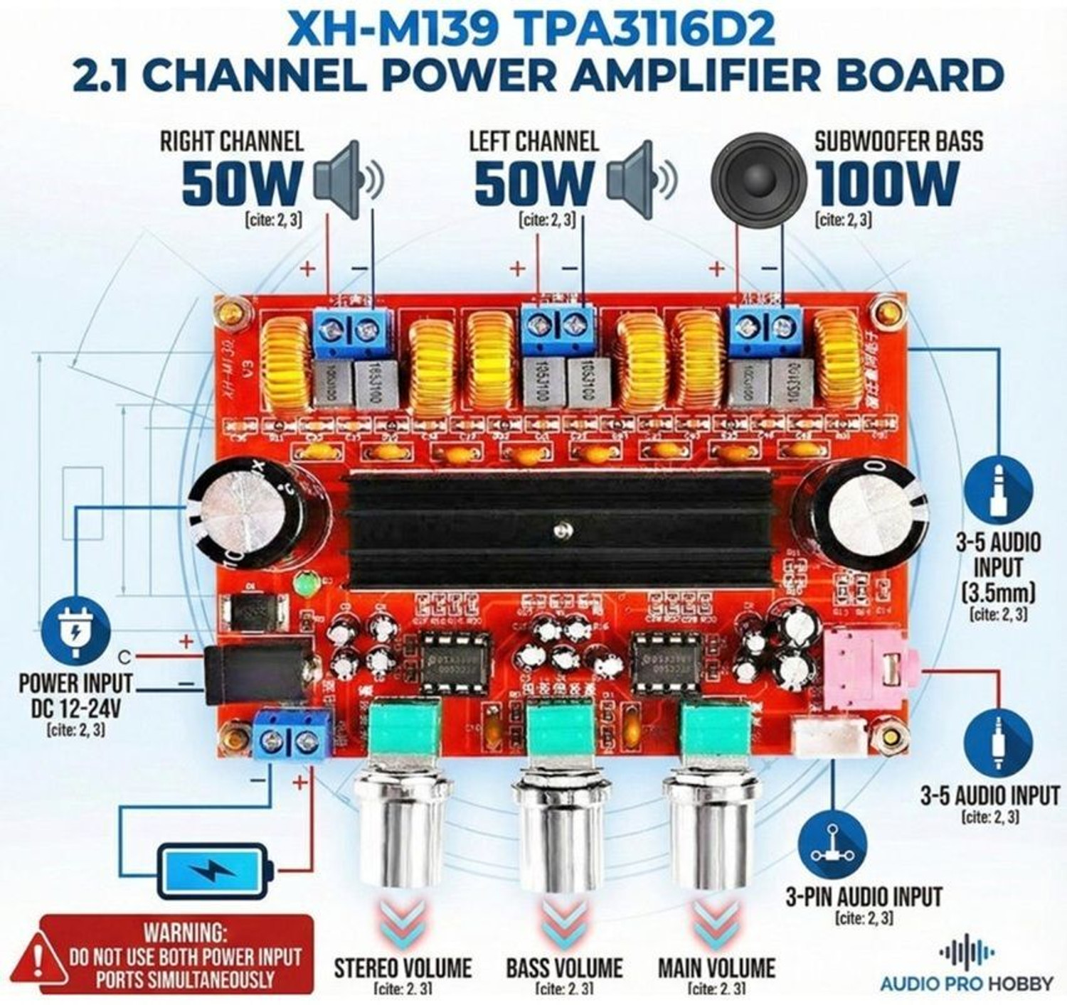 Image of 3REE QULITY TPA3116 Sound Recorder and Sound Circuit Sound Recorder and Sound Circuit Electronic Hobby Kit