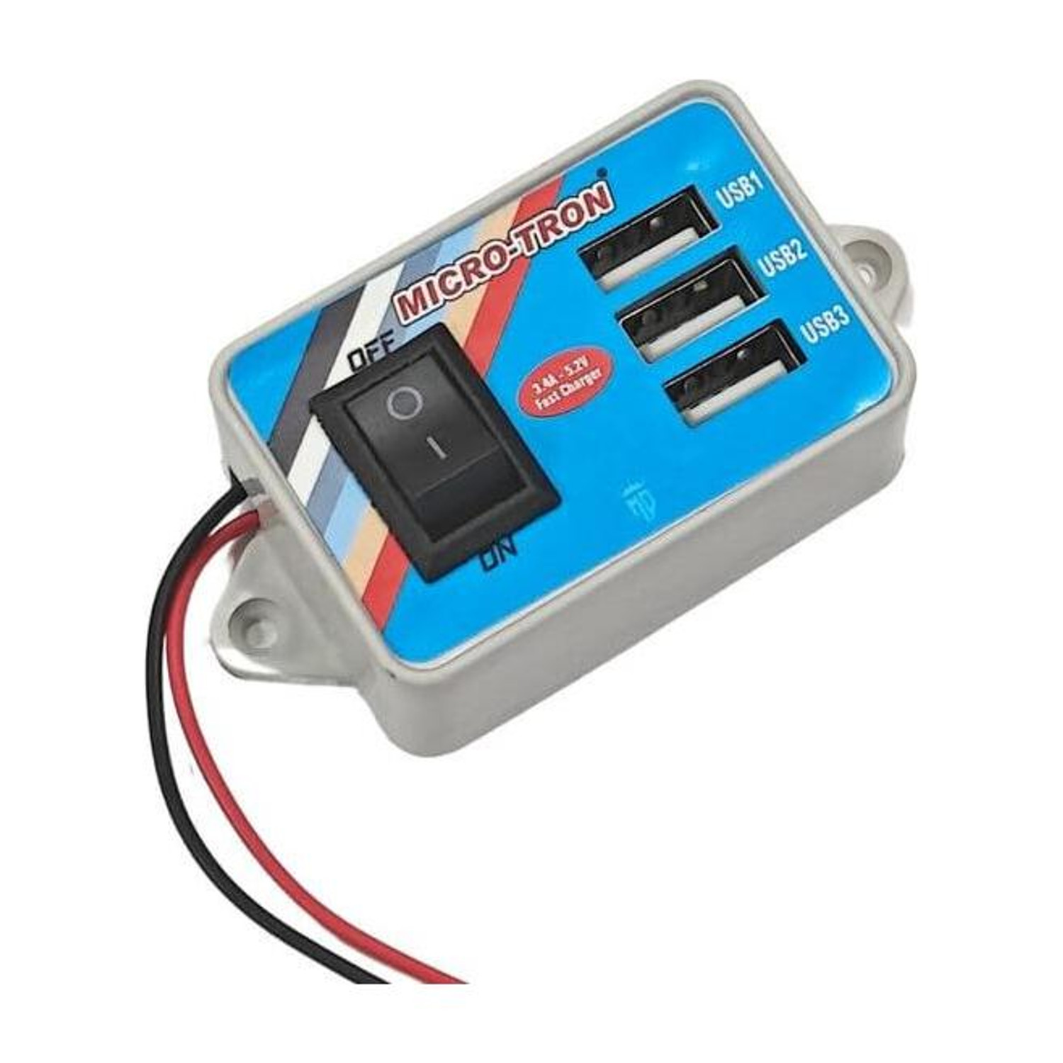 EASTRA 12v/24v 3 USB Port Mobile Charger - Image 1