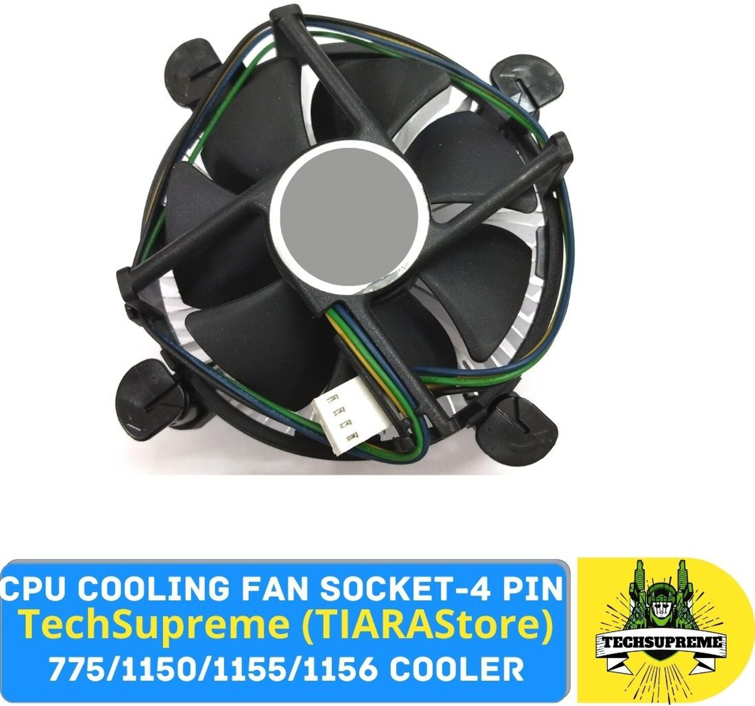 Image of APNA STORE MD-USB-Cooler Mint /Blk196 Cooling Fan Laptop Cooler (Black)