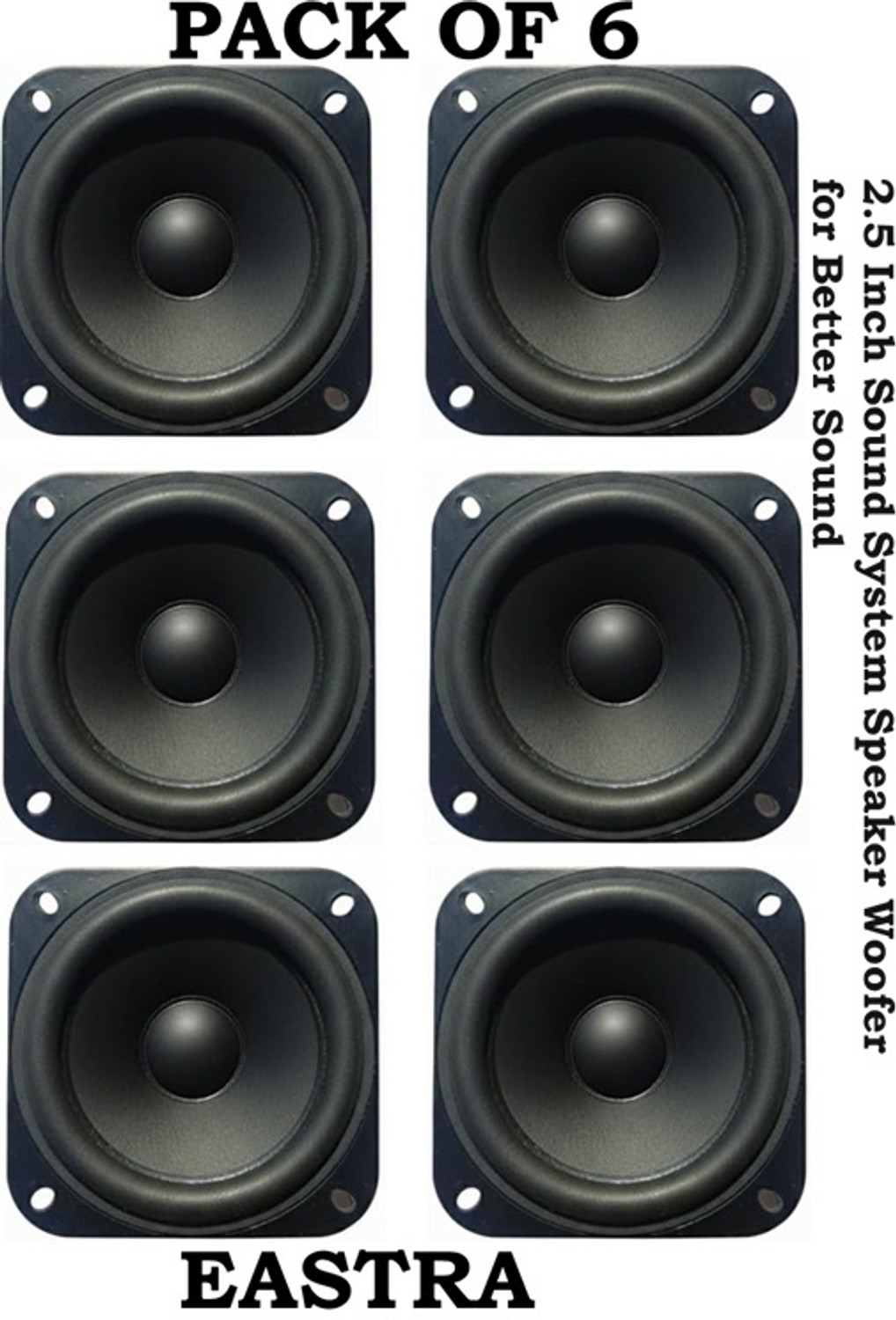 Image of 3REE HIGH QULITY 2.5 Inch Sound System Speaker Woofer for Better Sound Electronic Components Electronic Hobby Kit
