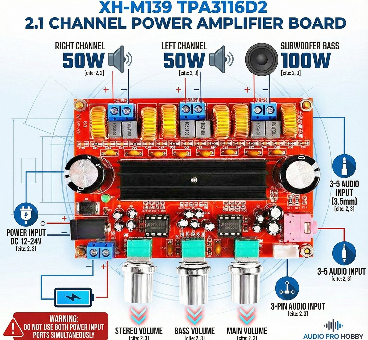 Image of 3REE QULITY TPA3116 Sound Recorder and Sound Circuit Sound Recorder and Sound Circuit Electronic Hobby Kit