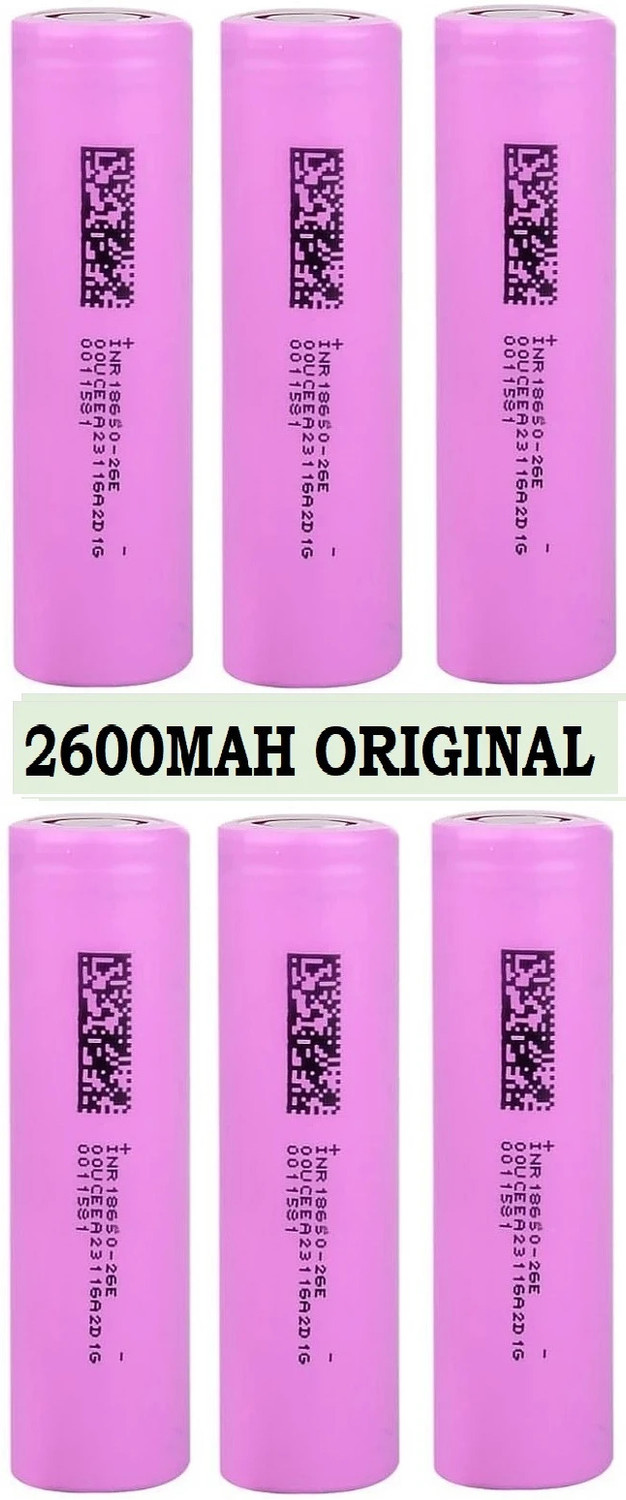 Image of Quirk Trading Original 10 x 18650 2600mah li ion Cell 45g Low IR 12mΩ, PowerBank & Diy Power Supply Electronic Hobby Kit