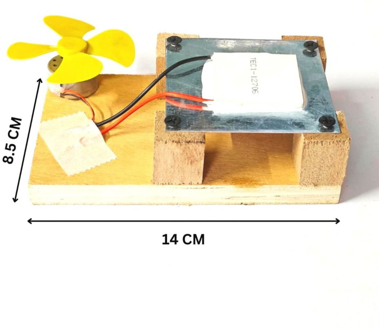 Image of Esptronics Thermoelectric Power Generator Science Project Working Model for Students Electronic Components Electronic Hobby Kit