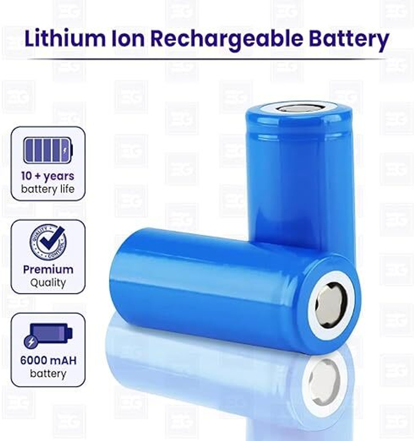 Image of Flyrobo (6 pc) 32700 3.2V 6000MAH LiFePO4 Battery-3C - - Electronic Components Electronic Hobby Kit
