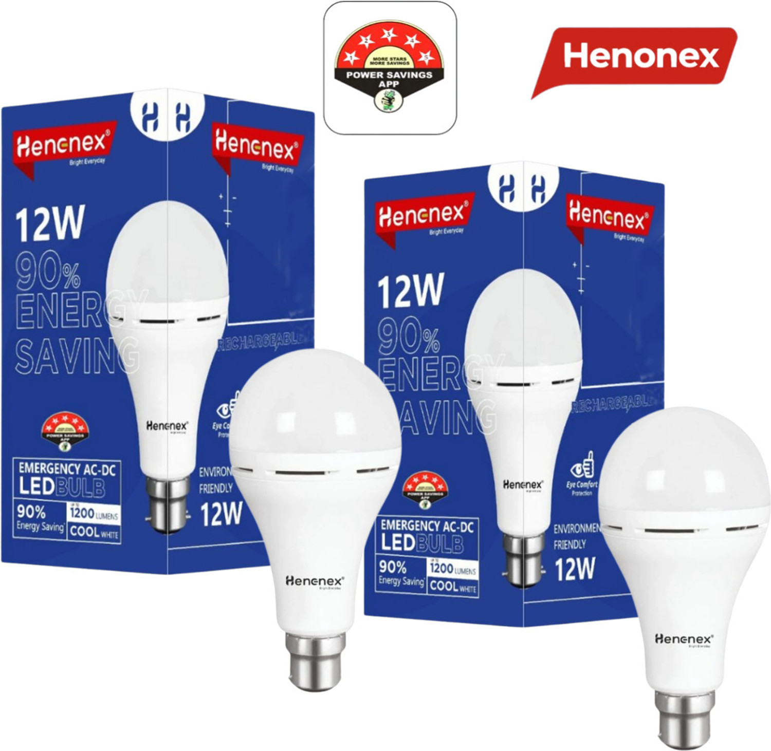 Image of ONIEXO 12W-035 4 hrs Bulb Emergency Light (White)