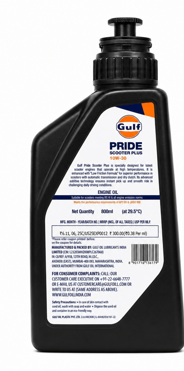 Image of GULF PRIDE Engine Oil Additive (800 ml)