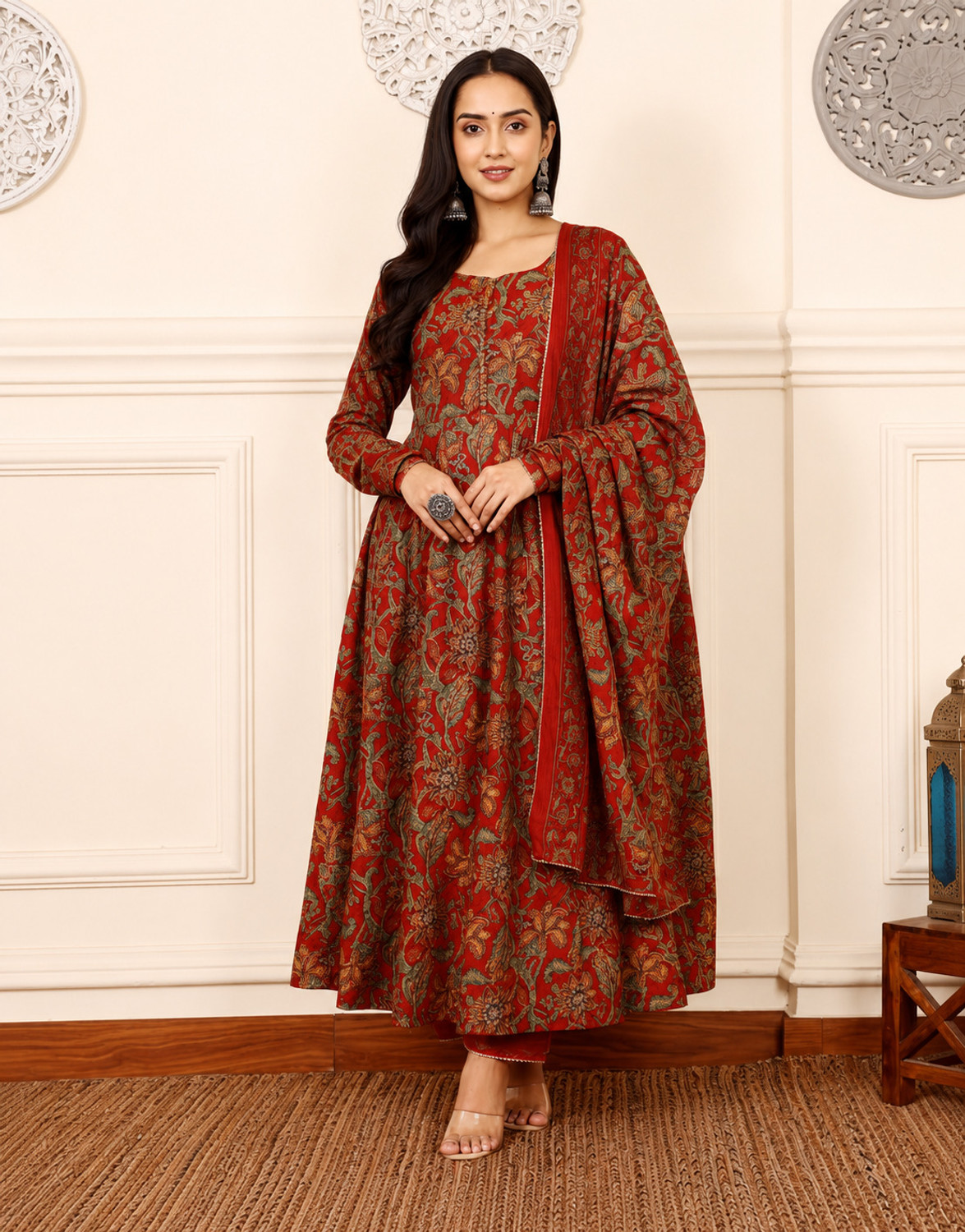 AZMIRA Women Kurta Palazzo Dupatta Set - Image 5