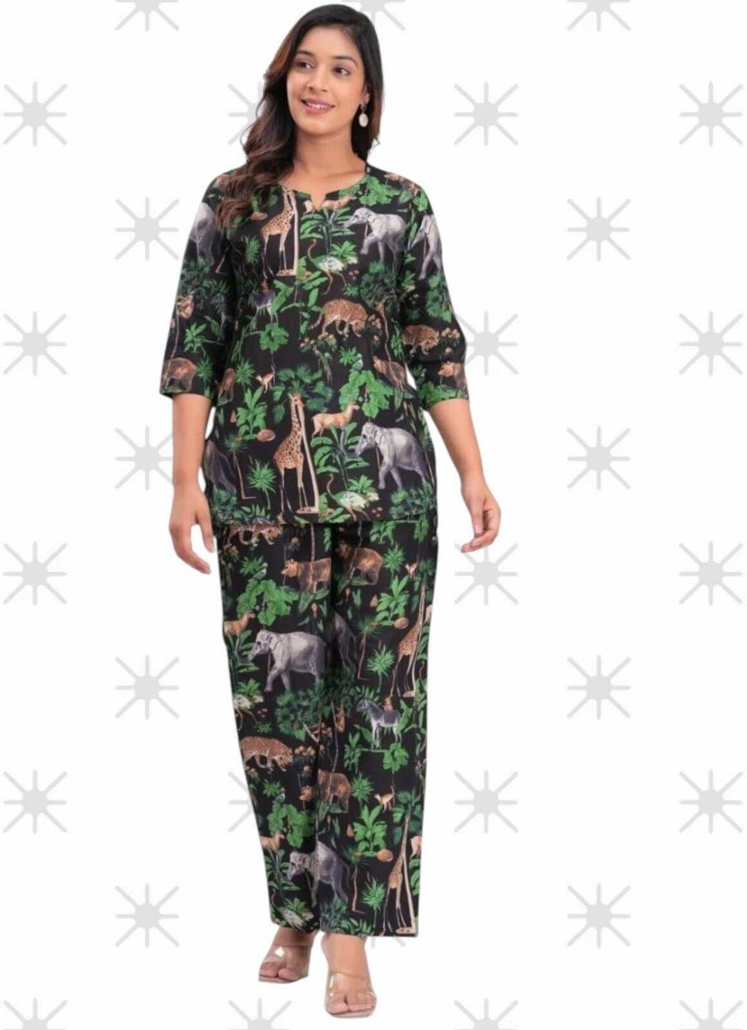 Image of Style Jaipur Women Pure Cotton Kurta Pant Dupatta Set