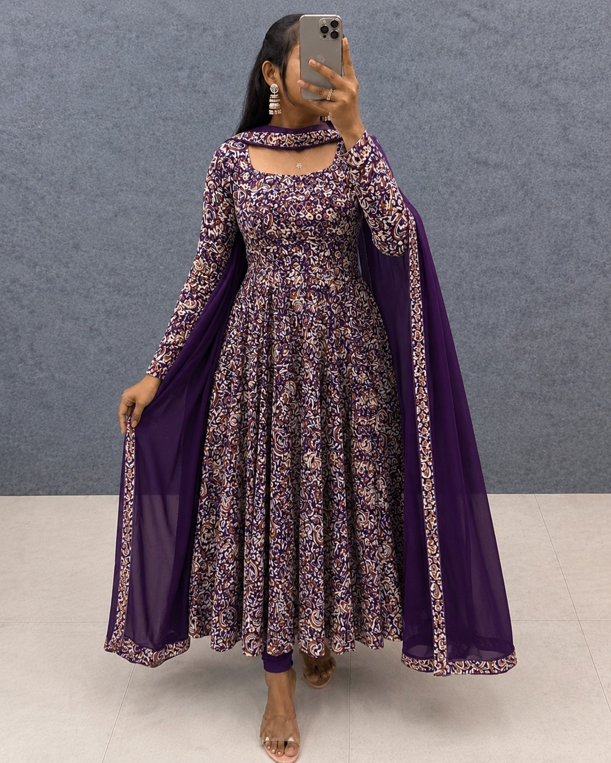 Image of Kachhot Women Cotton Rayon Kurti Pant Dupatta Set