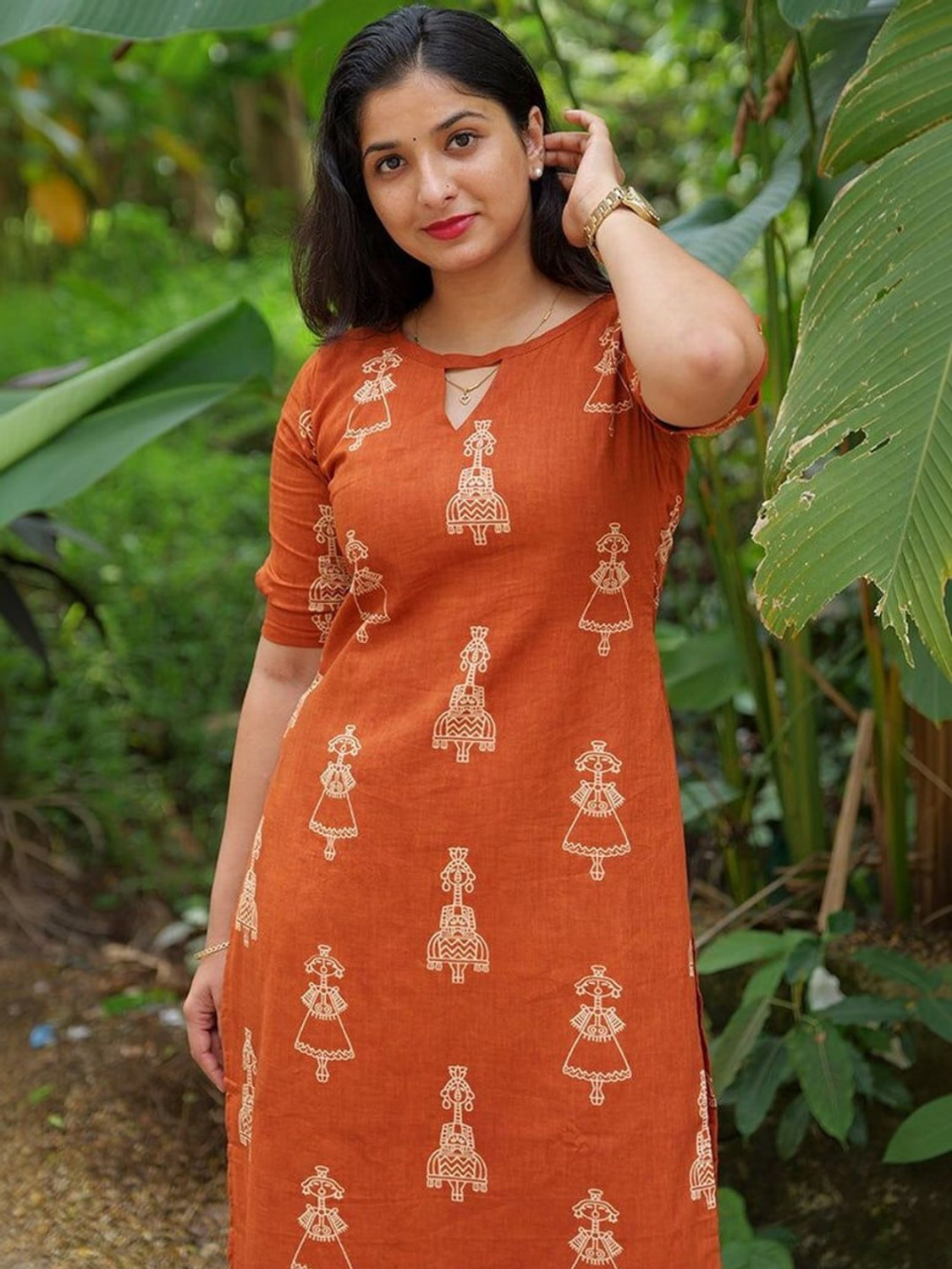 Image of Shyomeera Women Pure Cotton Kurta Palazzo Set