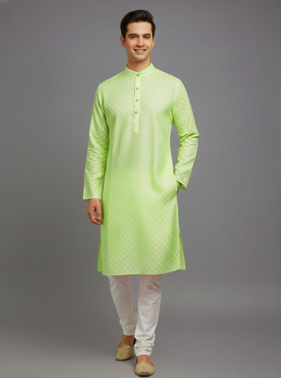 Tibra Collection Men Kurta Pyjama Set - Buy Tibra Collection Men Kurta Pyjama Set Online at ...