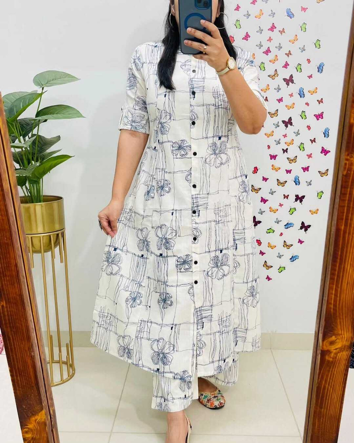 Image of Tasrika Women Pure Cotton Kurta Pant Dupatta Set