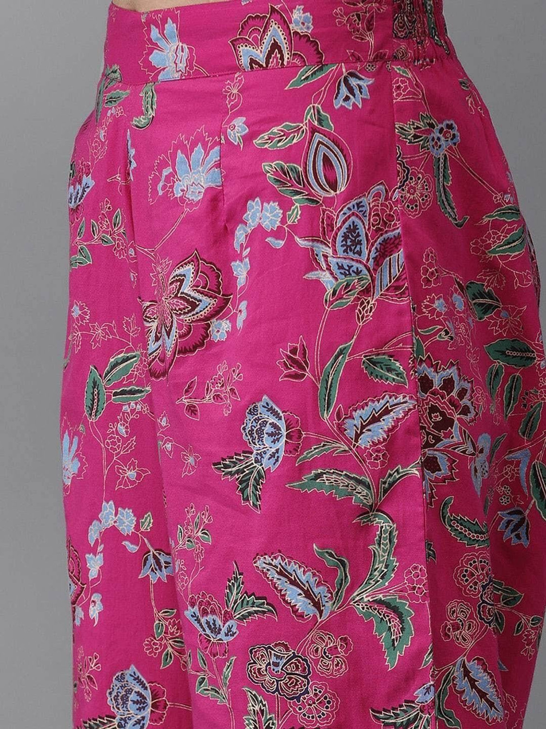 Image of UGMAZ Women Viscose Rayon Kurta Palazzo Set