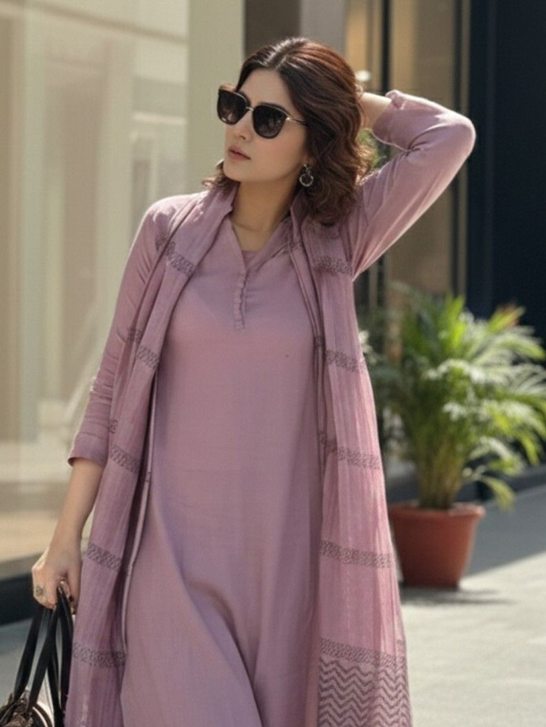 Image of Anni Designer Women Viscose Rayon Kurta Pant Dupatta Set