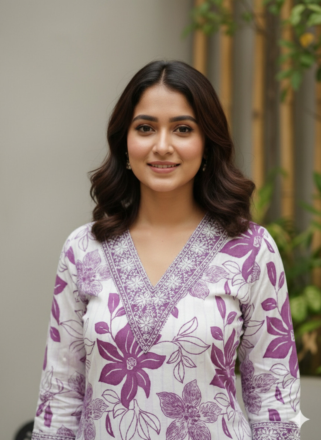 Image of Dimonsher Women Khadi Cotton Kurta Palazzo Set