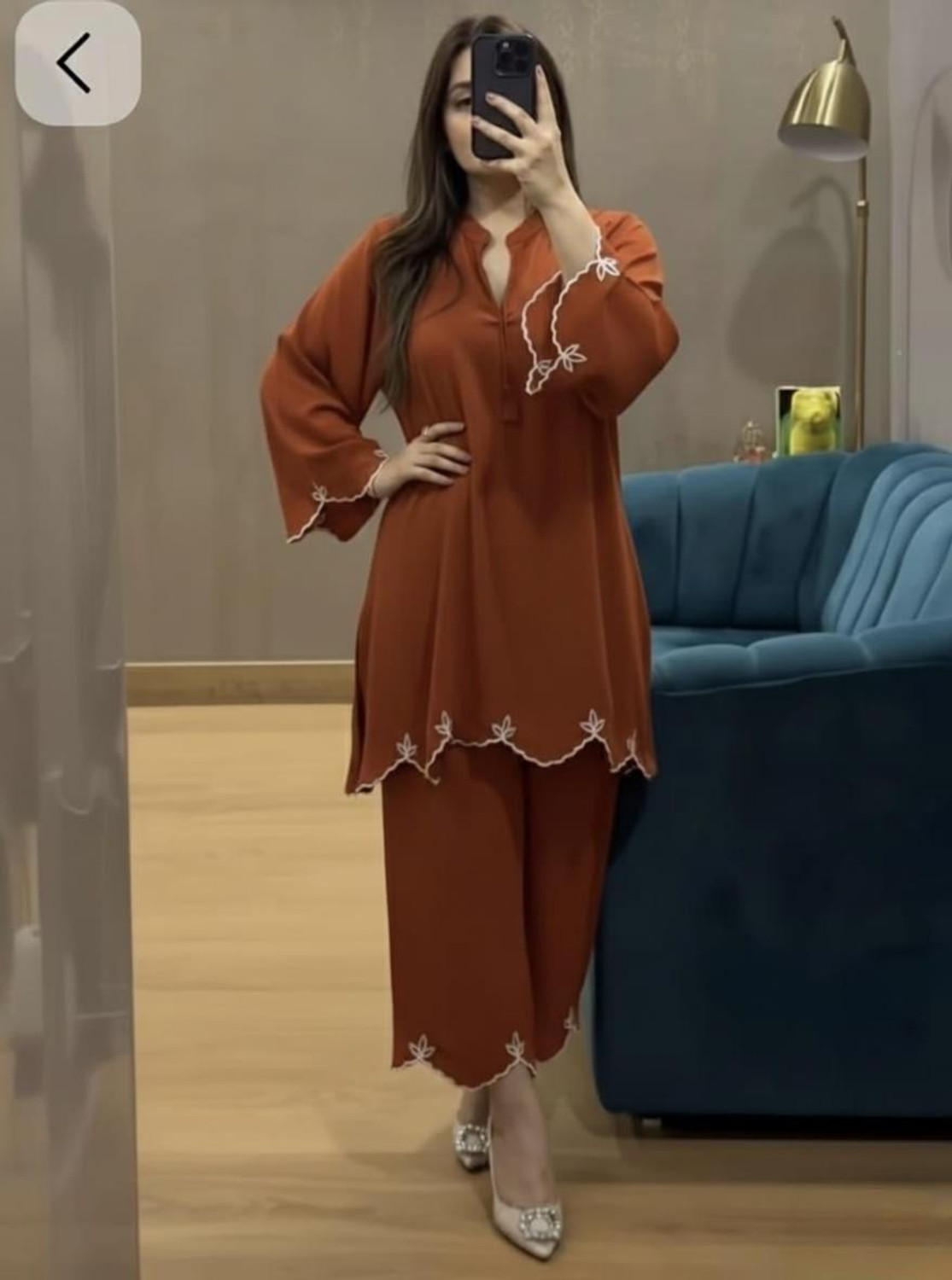 Image of VASTU CREATION Women Cotton Silk Kurta Sharara Dupatta Set
