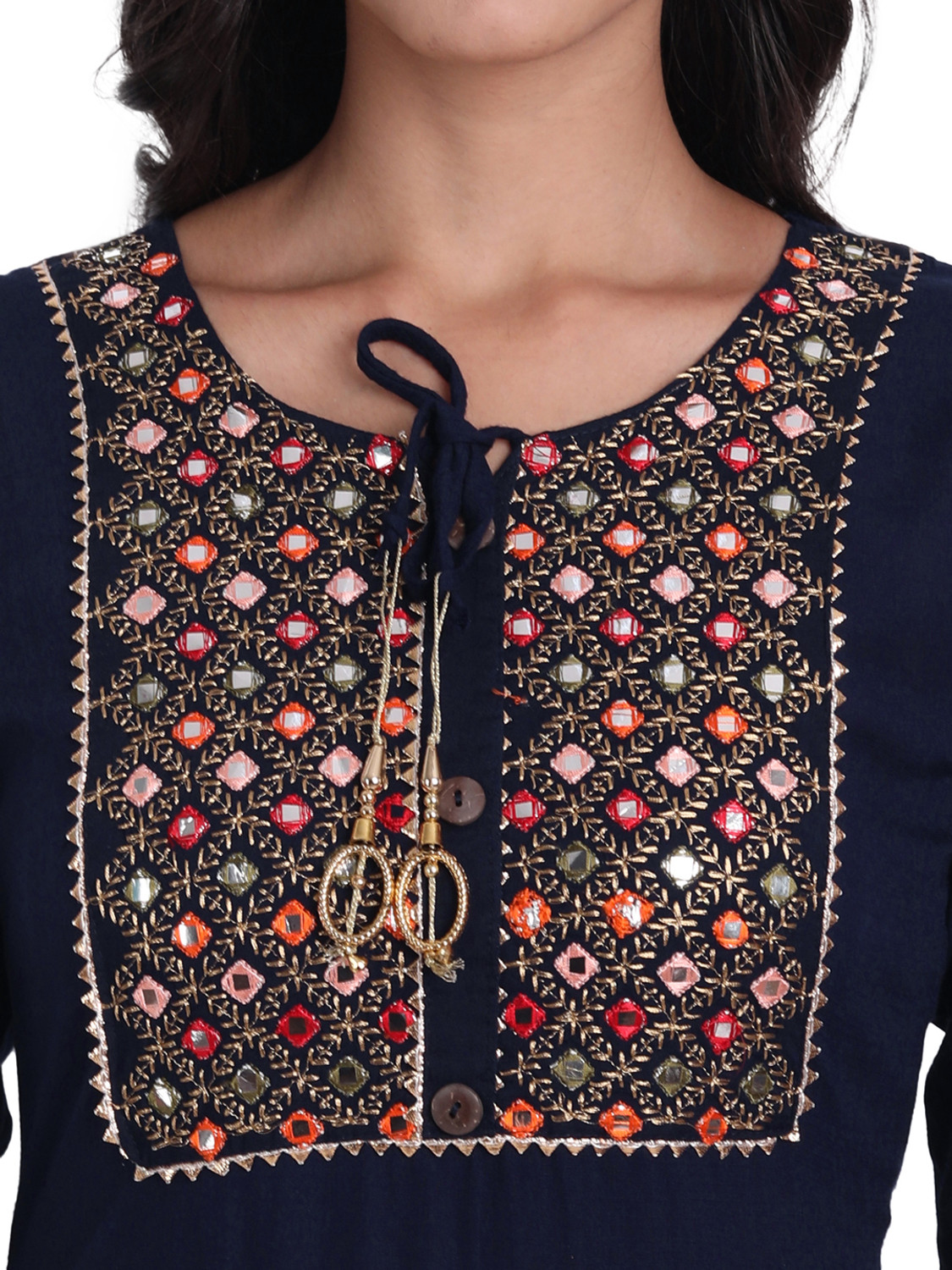 Image of VANGULL Women Viscose Rayon Kurta Pant Dupatta Set