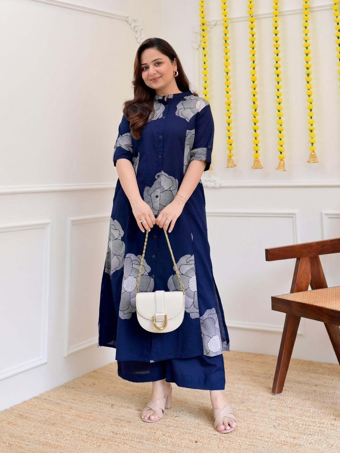 Image of SAINI CREATION Women Viscose Rayon Pant Set